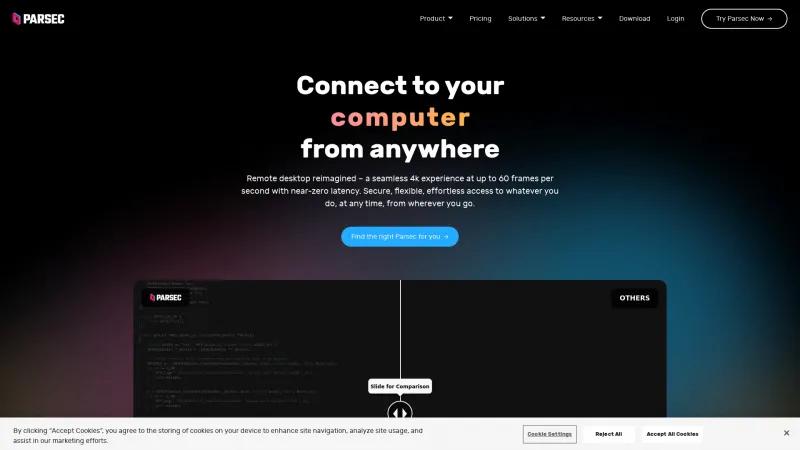 Homepage of Parsec