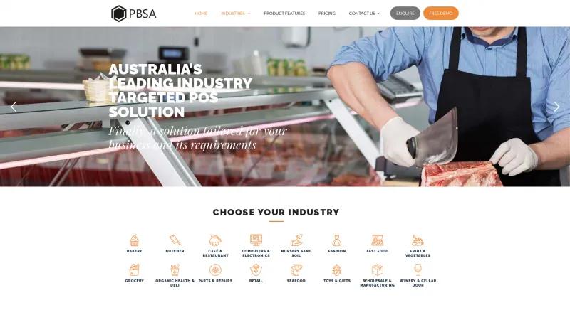 Homepage of PBSA POS