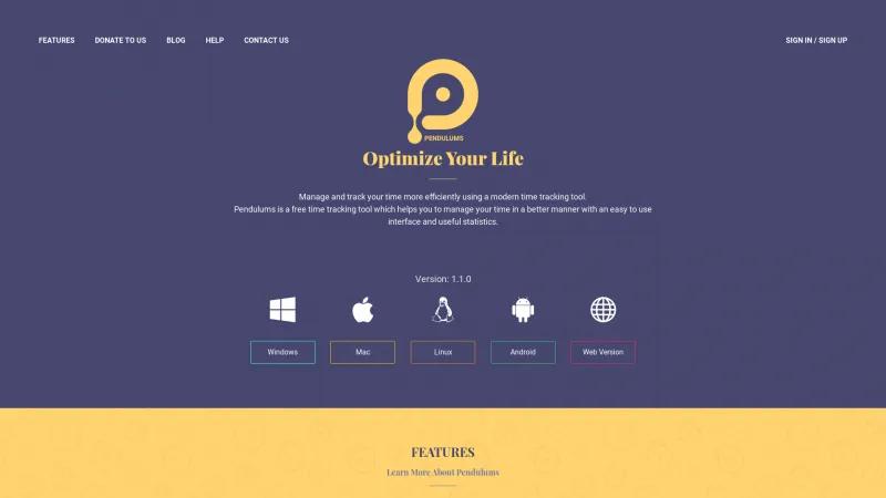 Homepage of Pendulums