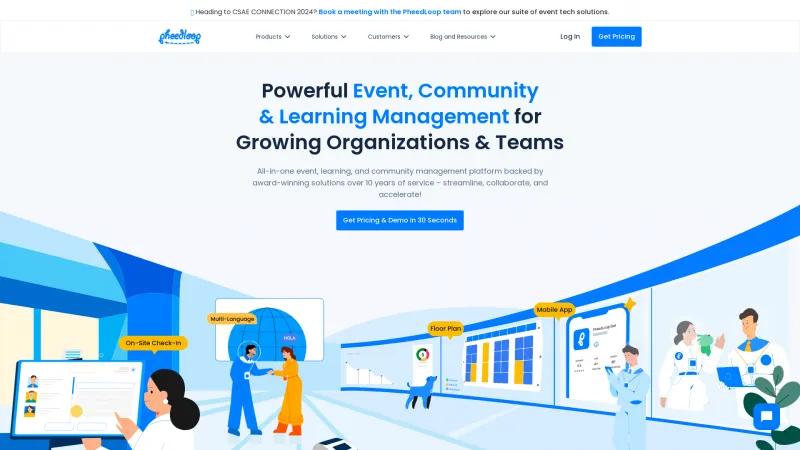 Homepage of PheedLoop