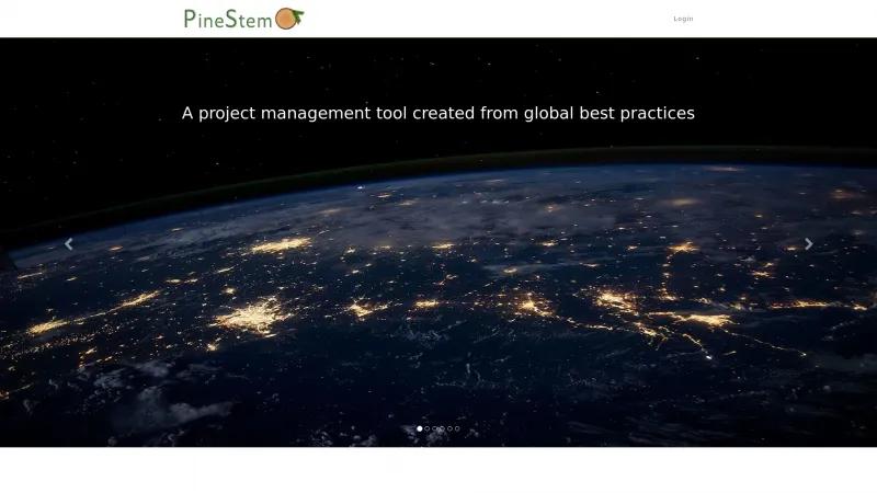 Homepage of PineStem