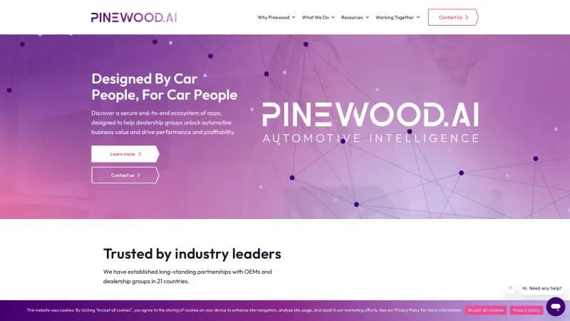 Homepage of Pinewood DMS