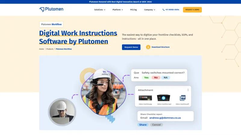 Homepage of Plutomen Workflow