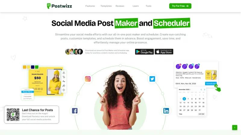 Homepage of Postwizz