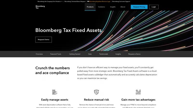 Homepage of Bloomberg Tax & Accounting Leased Assets