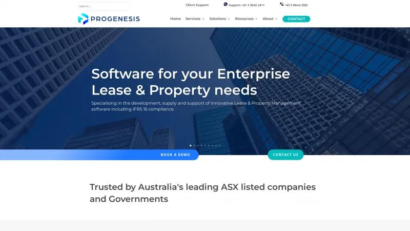 Homepage of Progen