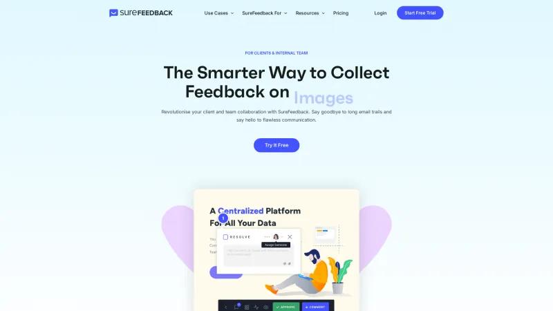 Homepage of ProjectHuddle