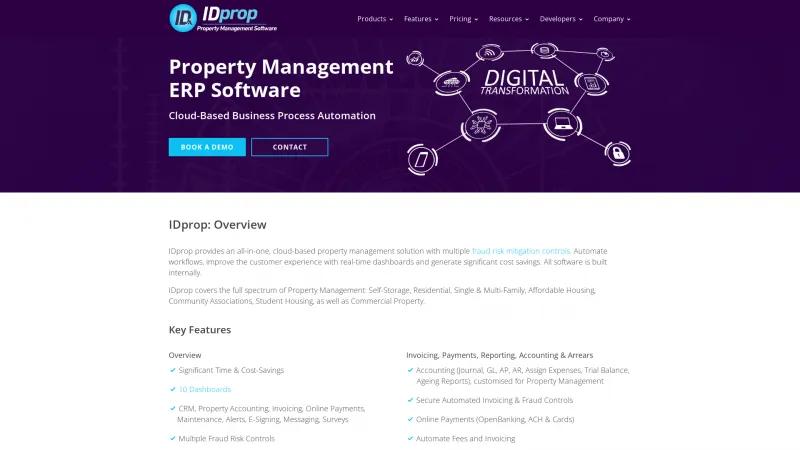 Homepage of IDprop