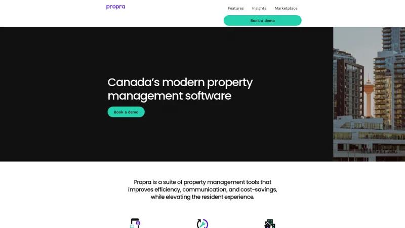 Homepage of Propra