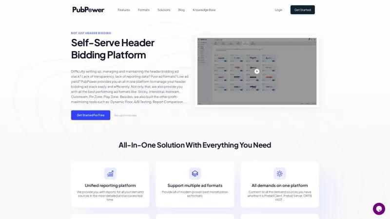 Homepage of PubPower