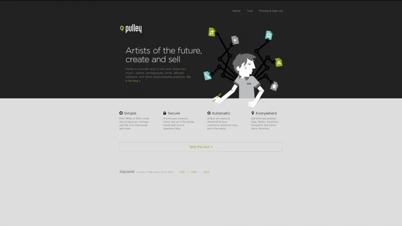 Homepage of Pulley