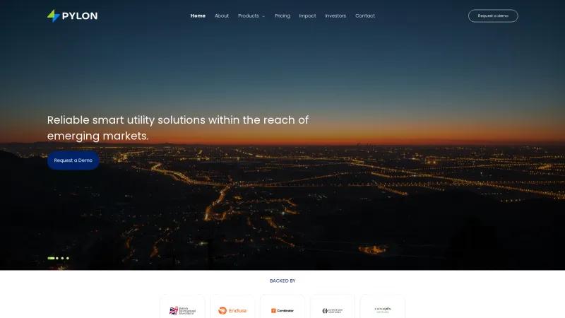 Homepage of Pylon