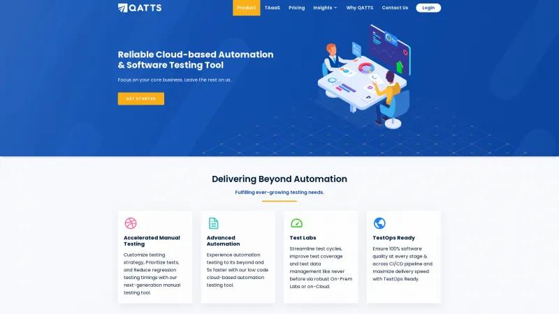 Homepage of QATTS