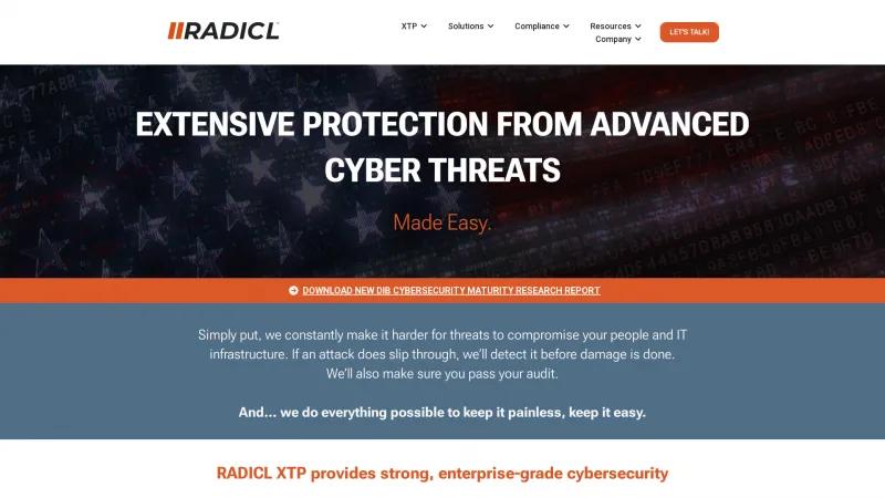 Homepage of RADICL