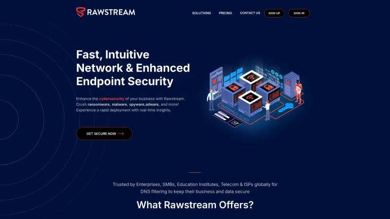 Homepage of Rawstream