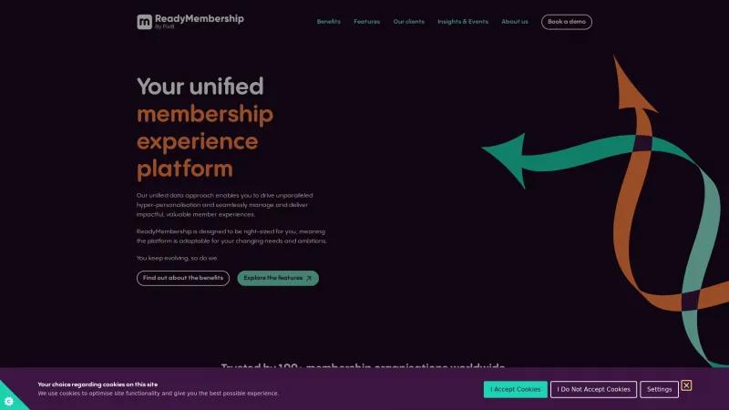 Homepage of ReadyMembership