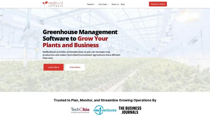 Homepage of RedBud Software