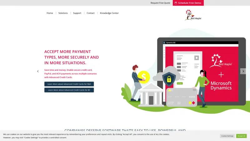 Homepage of Red Maple