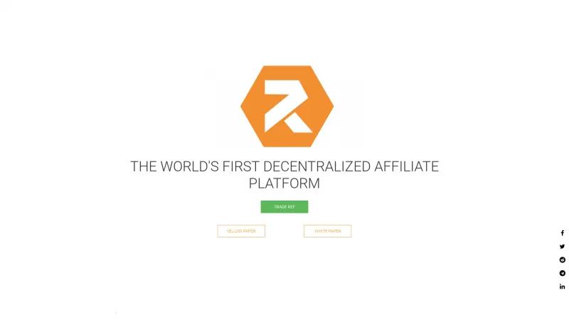 Homepage of RefToken