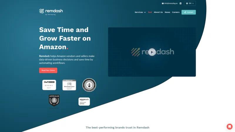 Homepage of Remdash