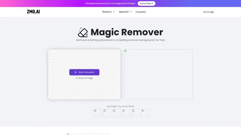 Homepage of Remover