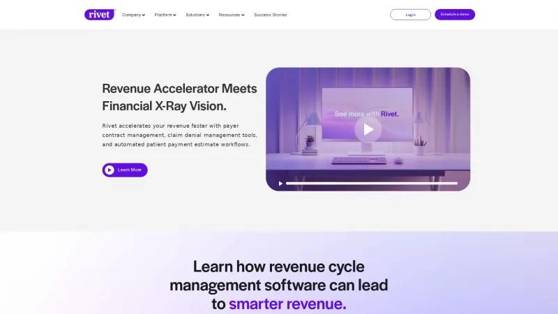 Homepage of Rivet