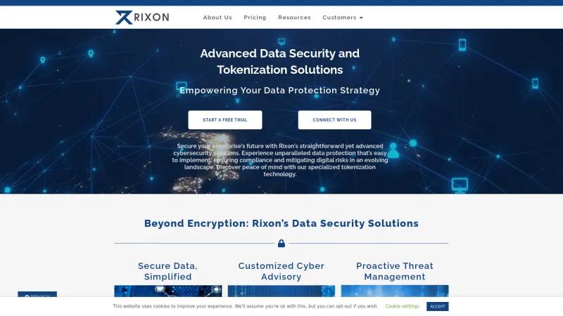 Homepage of Rixon