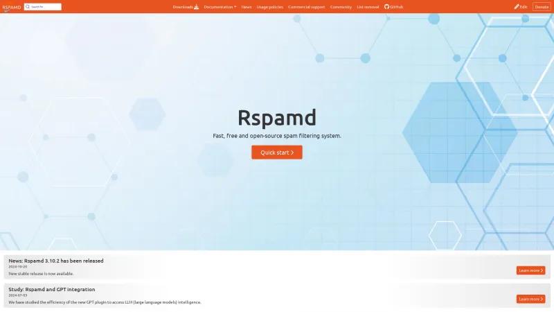 Homepage of Rspamd