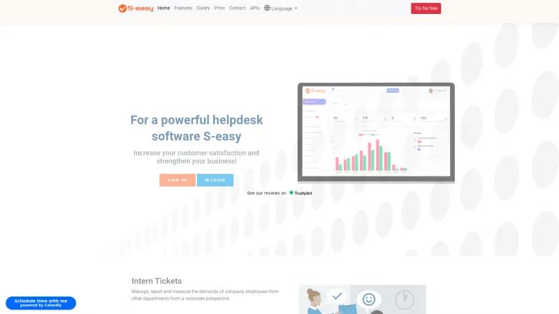 Homepage of S-easy