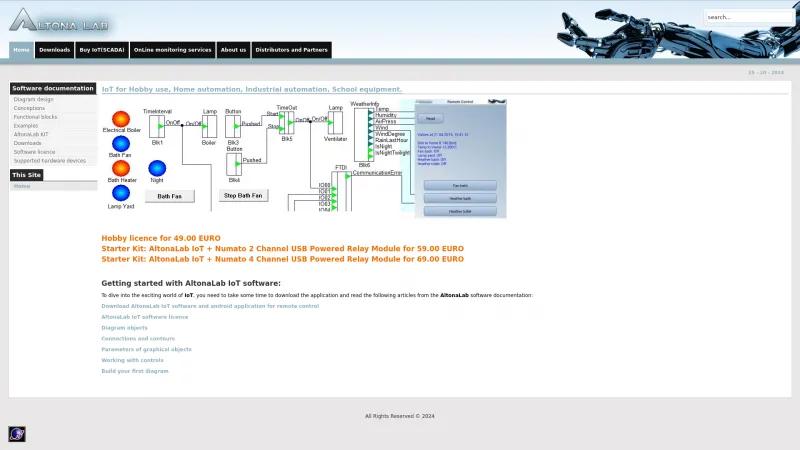 Homepage of AltonaLab