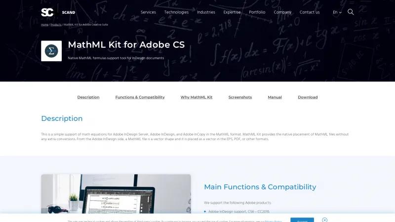 Homepage of MathML Kit