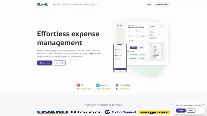 Homepage of Skovik