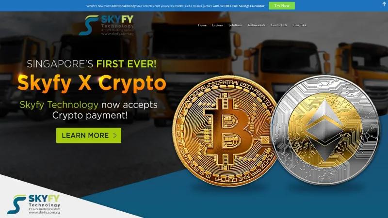 Homepage of Skyfy Technology