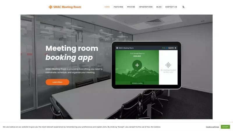 Homepage of SMAC Meeting Room