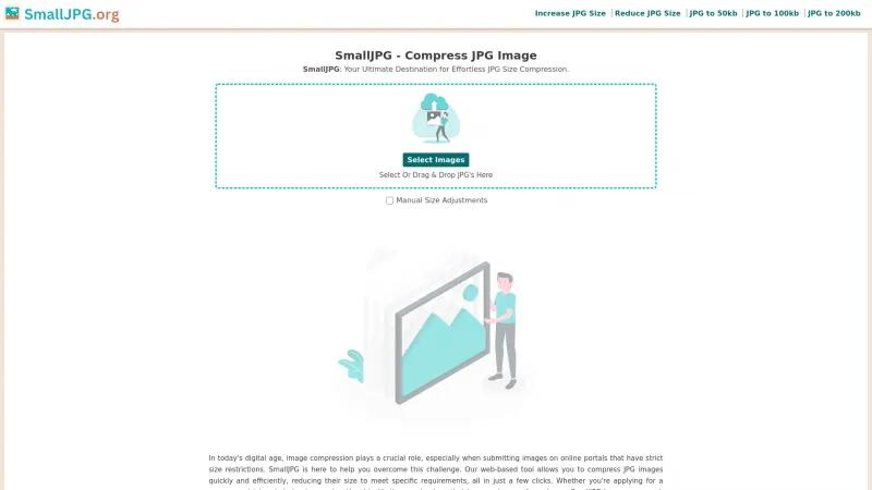 Homepage of SmallJPG