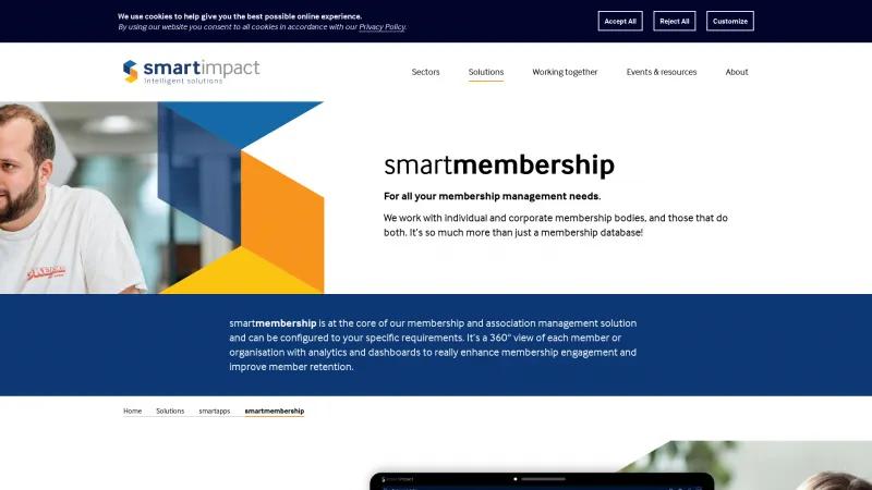 Homepage of SmartMembership