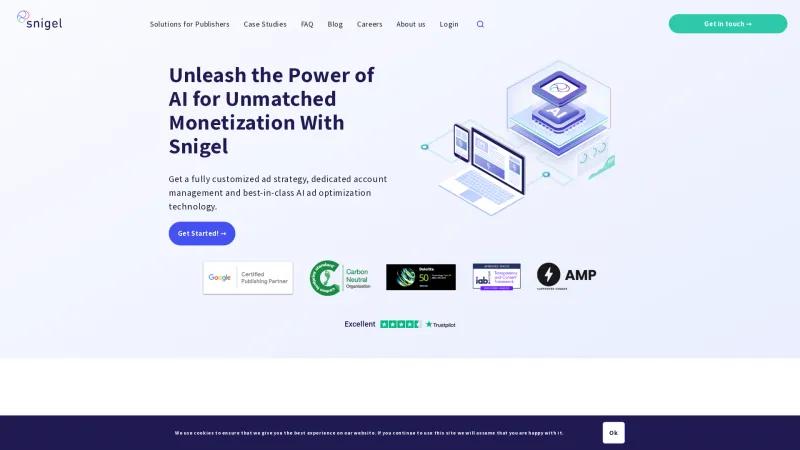 Homepage of Snigel