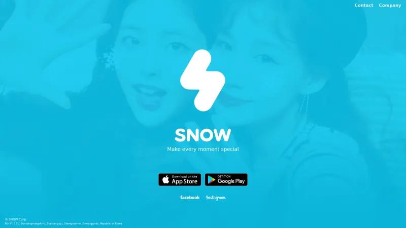 Homepage of SNOW