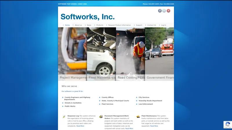 Homepage of Softworks