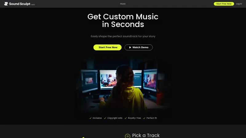 Homepage of Sound Sculpt