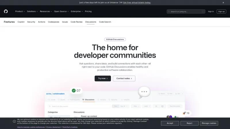 Homepage of Spectrum