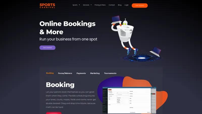 Homepage of Sports Carnival