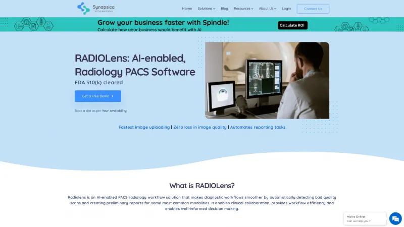 Homepage of RADIOLens