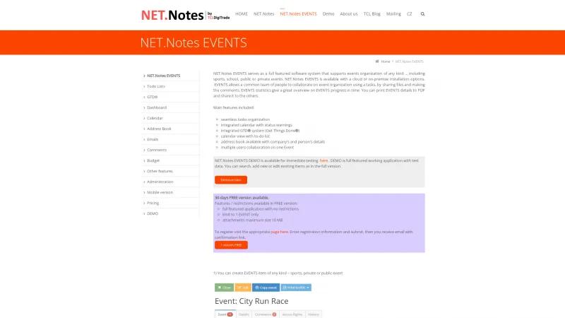 Homepage of NET.Notes EVENTS