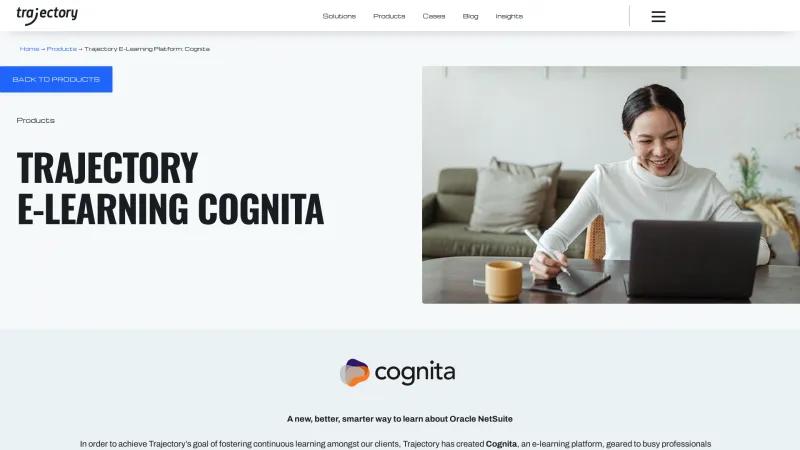 Homepage of Cognita