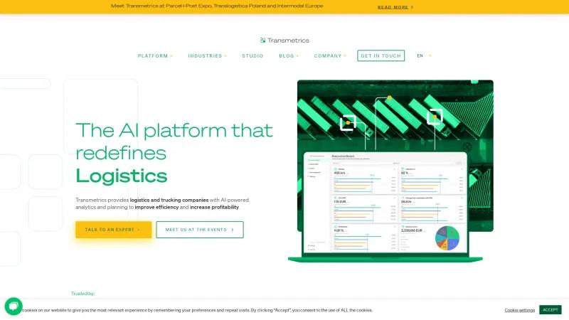 Homepage of Transmetrics