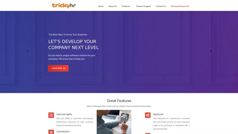 Homepage of Trickyhr