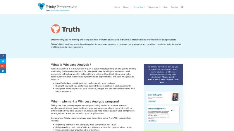 Homepage of Trinity Perspectives