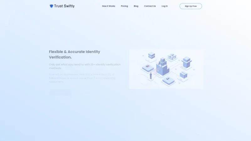 Homepage of Trust Swiftly