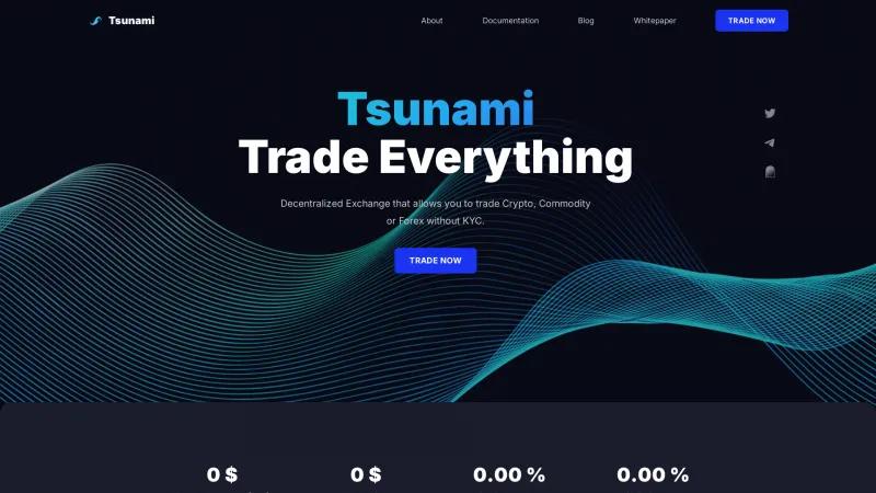 Homepage of Tsunami Exchange